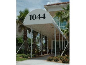 hotel entryway awning