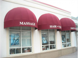 massage business commercial awning