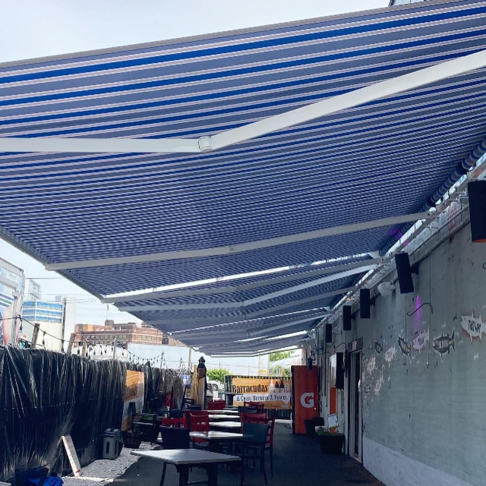 carroll architectural shade retractable commercial awning
