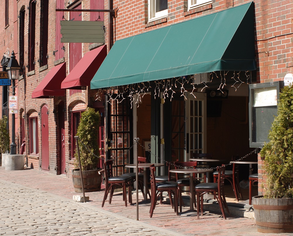 Carroll Architectural Shade decorate your awnings for the holiday