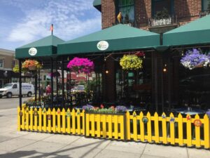 carroll architectural shade awnings for outdoor dining