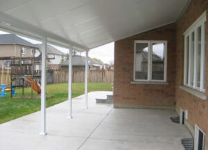 carroll architectural shade add metal awning to home patio