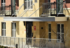 carroll architectural shade flat metal canopies in snow hill