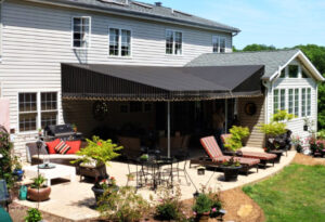carroll architectural shade fabric awnings in Easton