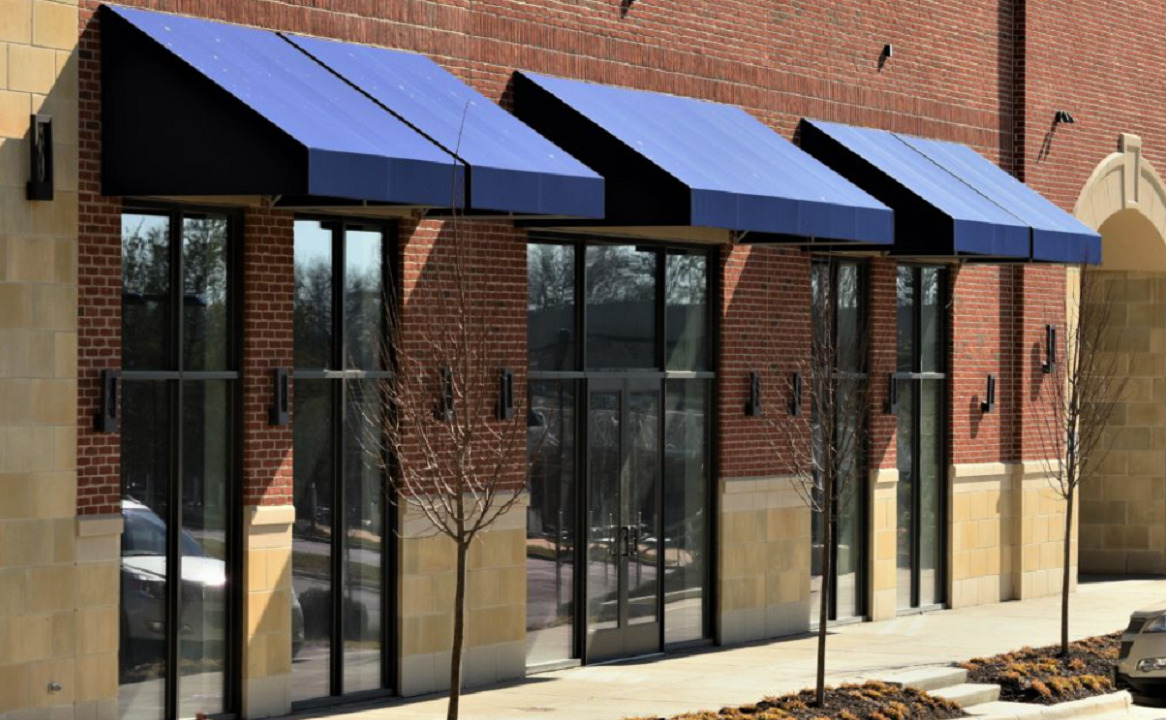carroll architectural shade commercial awnings in Easton