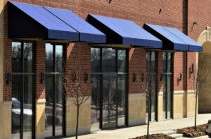 carroll architectural shade fabric awnings in Burke