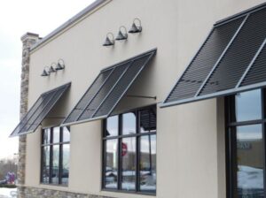 carroll architectural shade standing seam awnings in annapolis